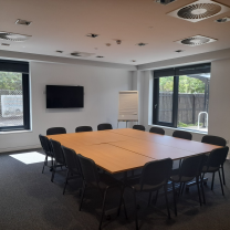 Medium boardroom style meeting