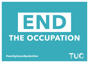 end occupation placard