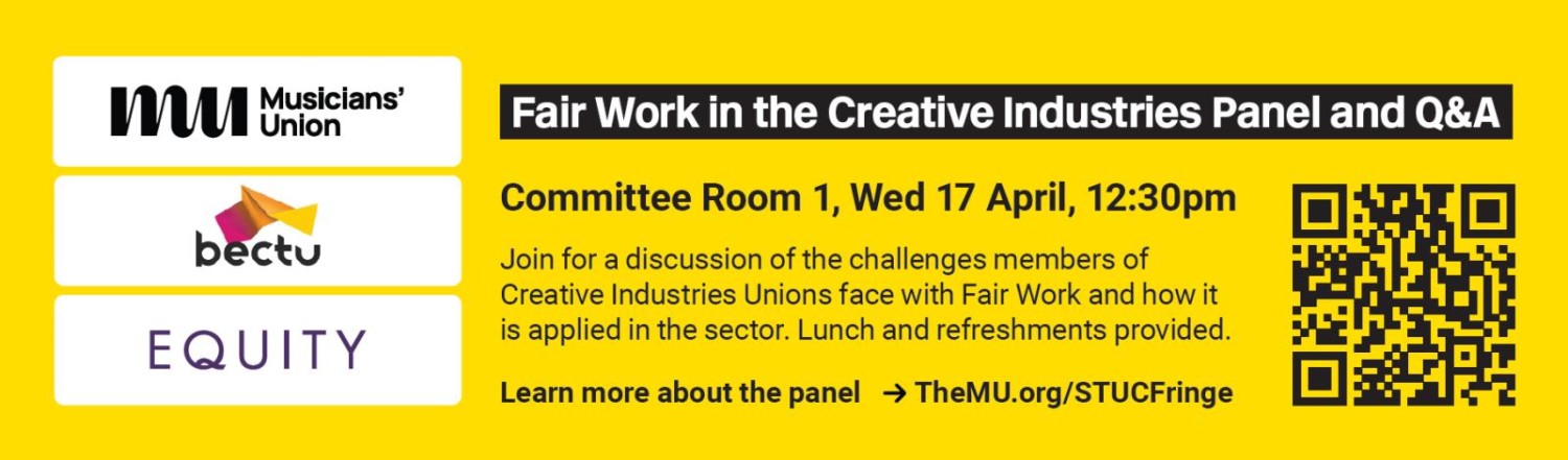 Creative Unions Fringe Advert