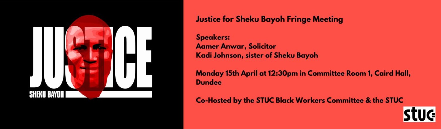 Sheku Bayoh Fringe Meeting