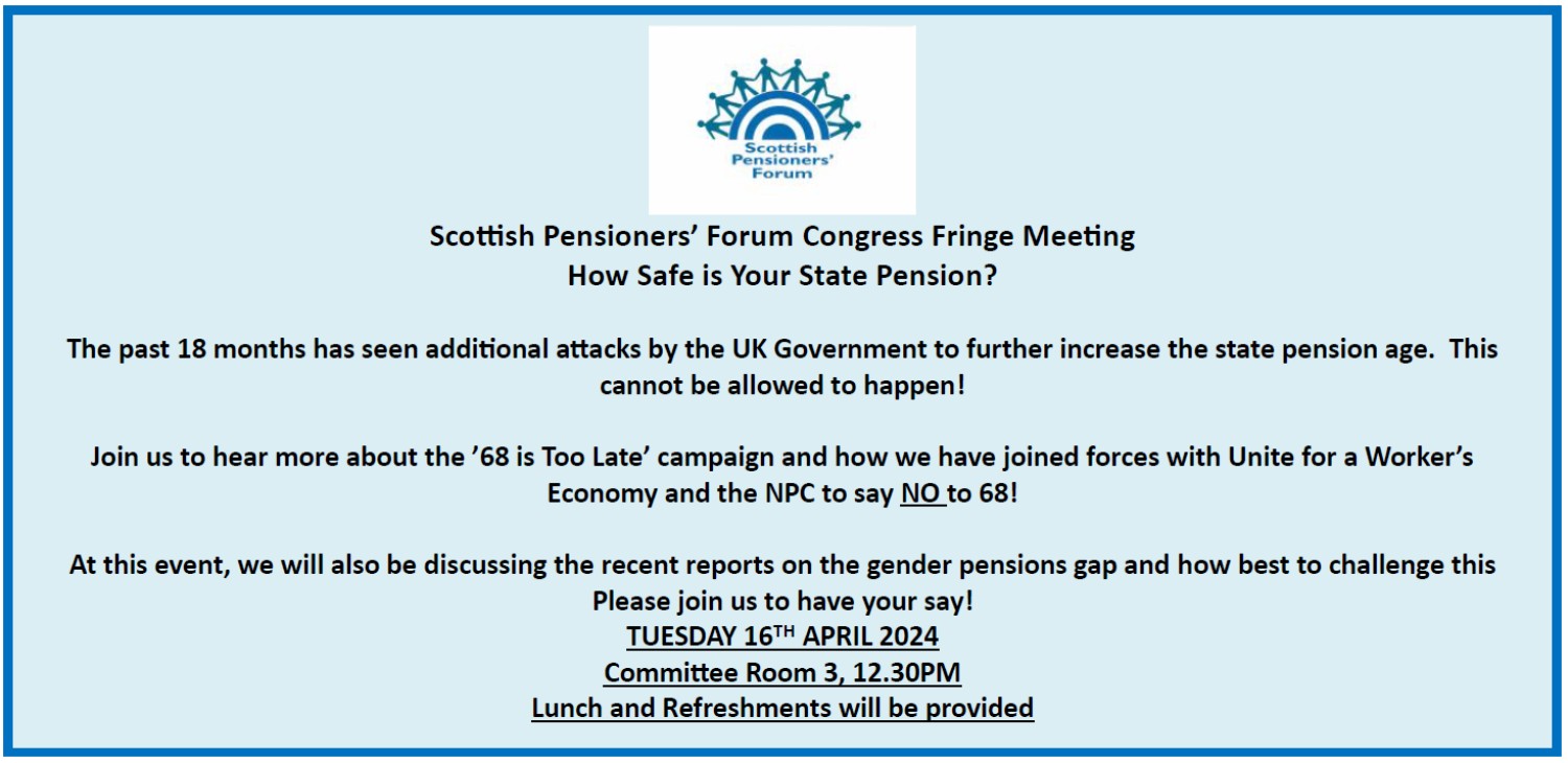 SPF Fringe Advert - How Safe Is Your State Pension